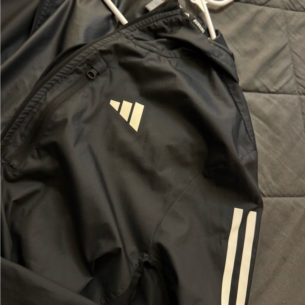 Adidas Women's Black Windbreaker Jacket - Picture 6 of 10